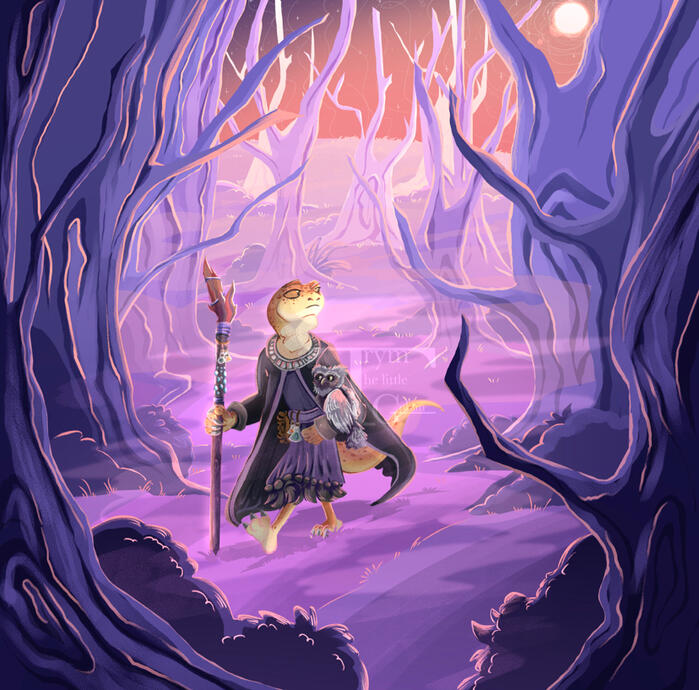 Commission - painting Fullbody & background - 2024